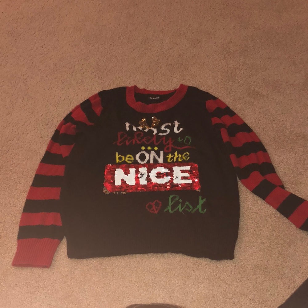 Joe Boxer Christmas ugly sweater